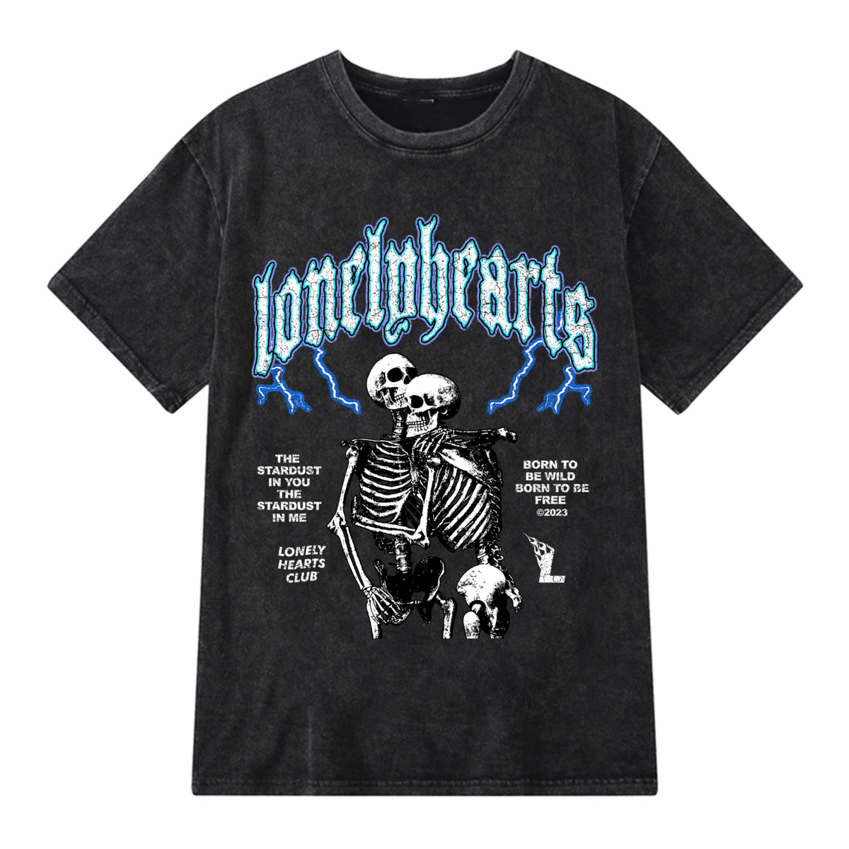 Lonely Hearts Tee Stardust Black