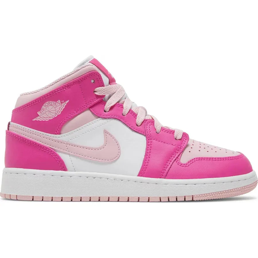 Jordan 1 Mid Fierce Pink (GS)