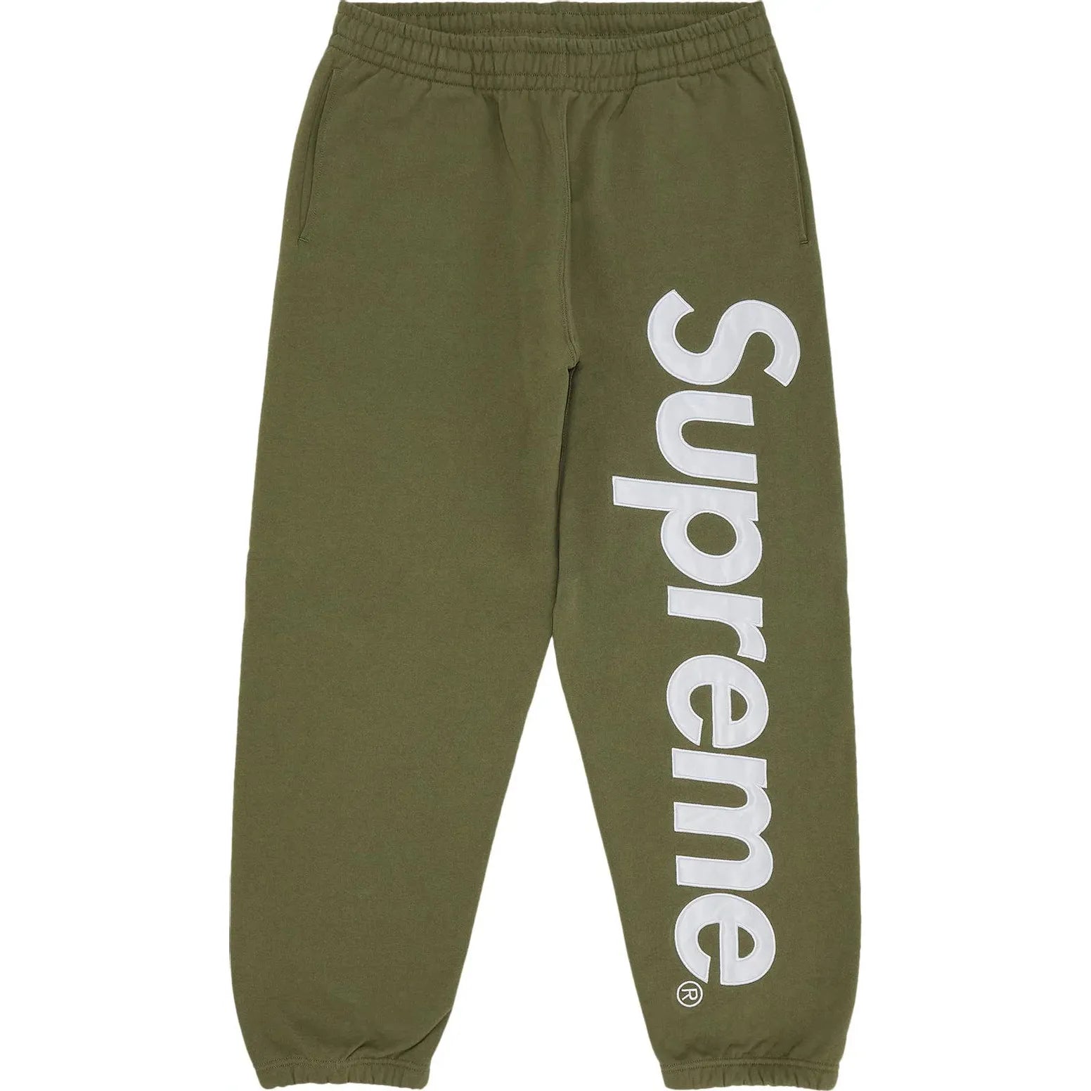 Supreme Satin Appliqué Sweatpant – All Day Sneakers Supreme Satin Appliqué Sweatpant – All Day Sneakers