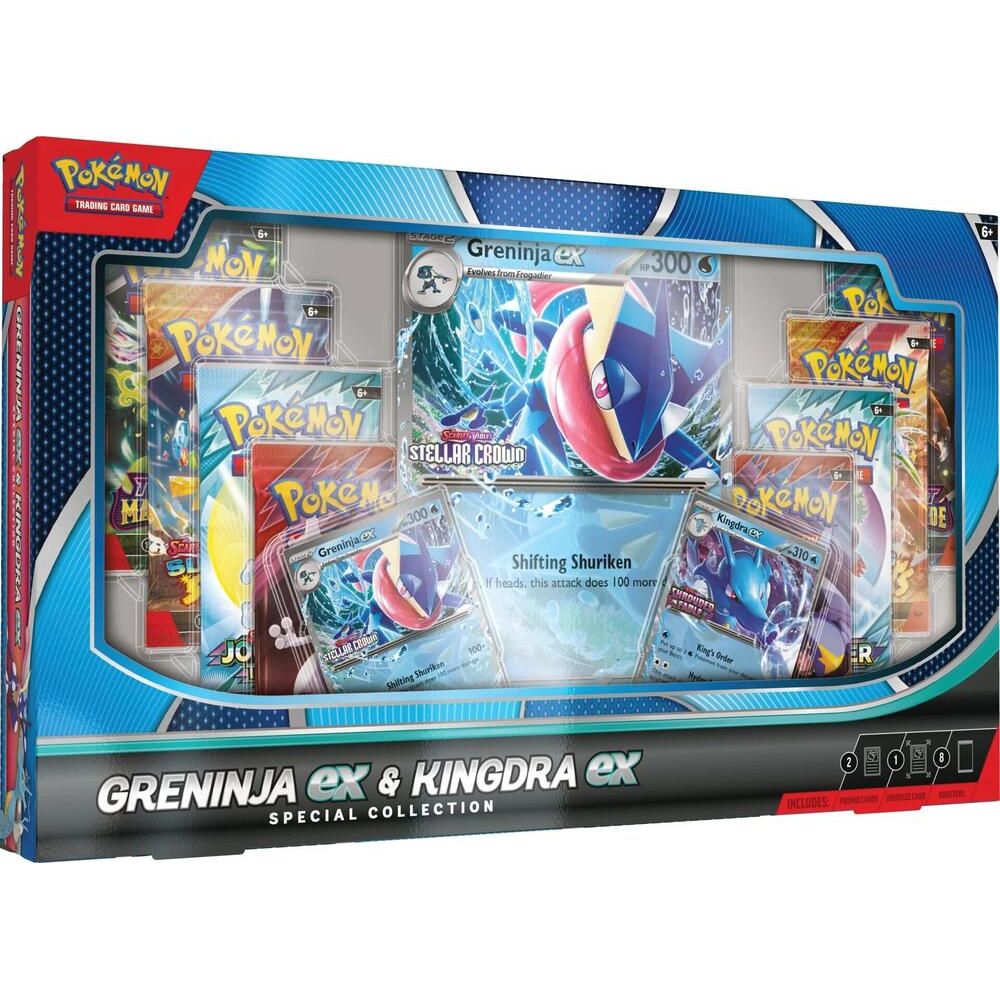 Pokémon Greninja EX & Kingdra EX Special Collection Box