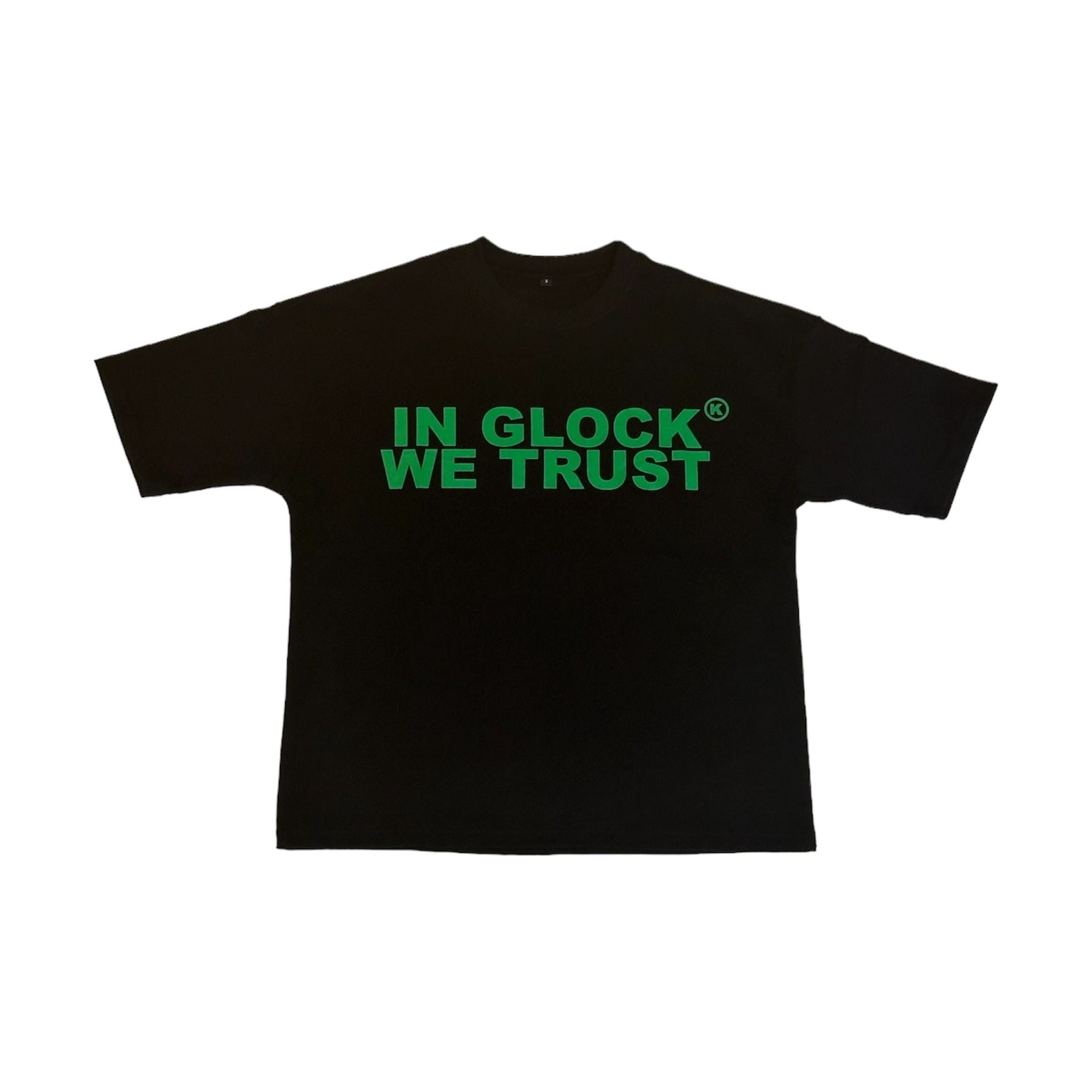 In Glock We Trust Tee (Black/Green) – All Day Sneakers In Glock We Trust Tee (Black/Green) – All Day Sneakers