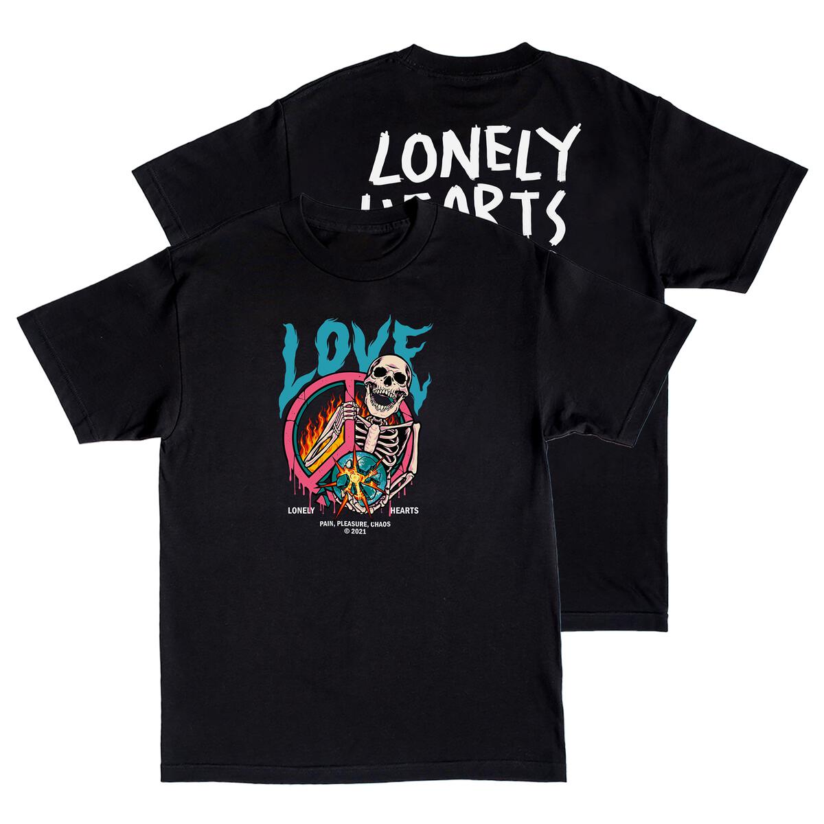 Lonely Hearts Tee- Love And Chaos
