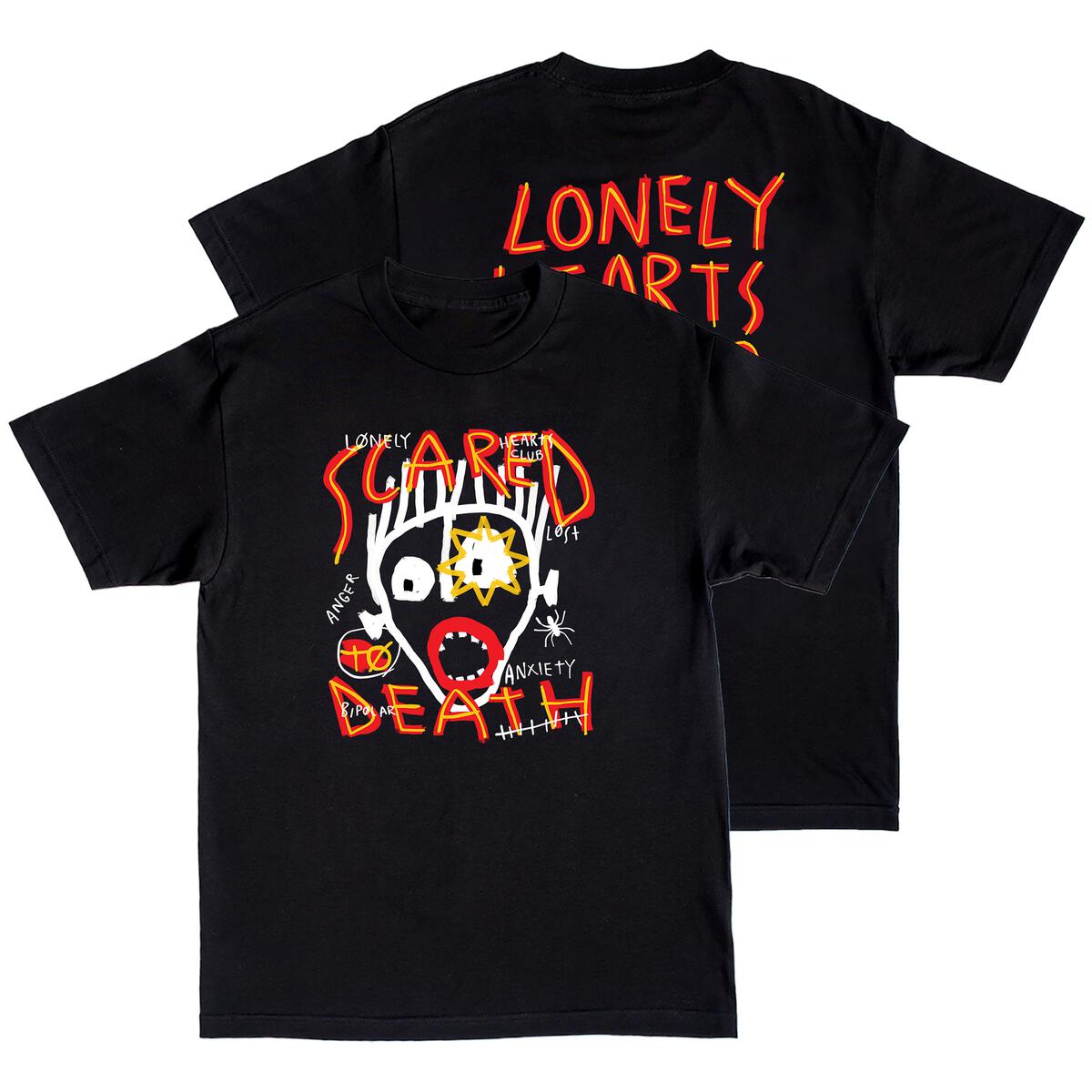 Lonely Hearts Tee- Scared To Death