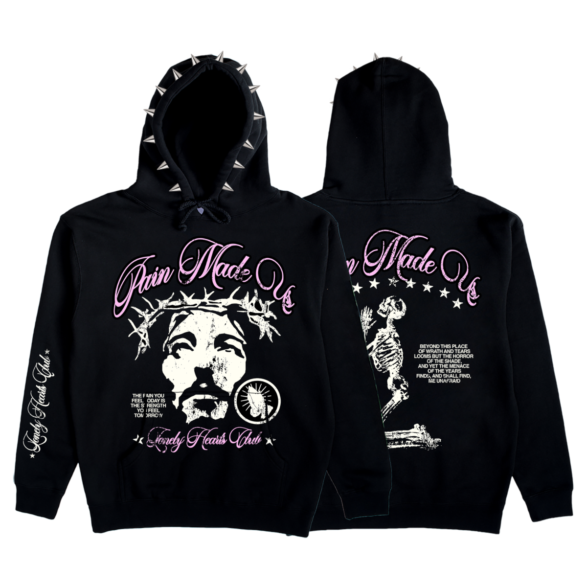 Lonely Hearts Pain Made Us Hoodie