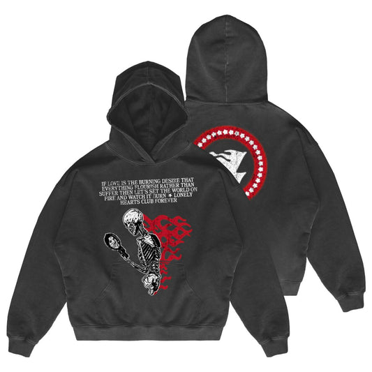 Lonely Hearts Club - Burning Desire Premium Hoodie