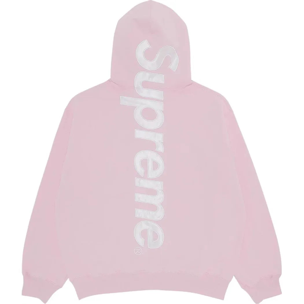 Supreme Satin Appliqué Hooded Sweatshirt