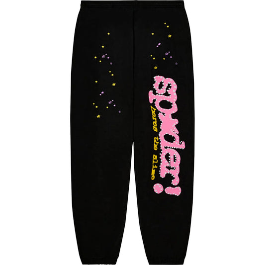 Sp5der P*NK V2 Sweatpants Black