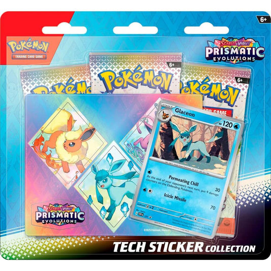 Pokémon Prismatic Evolutions Tech Sticker Collection [Glaceon]