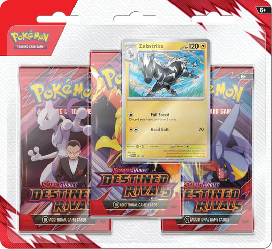 Pokémon Scarlet & Violet Destined Rivals 3 Pack Blister Pack