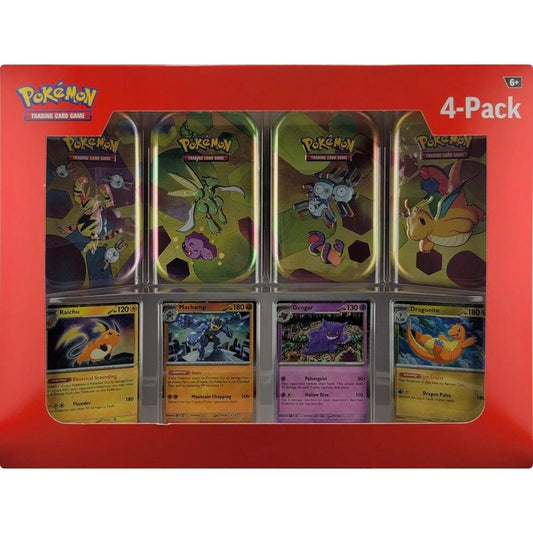 Pokémon Sam's Club 151 (4 Mini Tins + 4 Promo Cards Bundle)