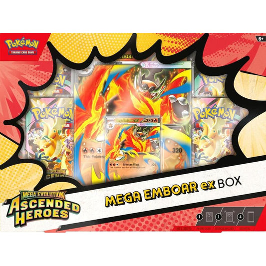 Pokémon Ascended Heroes Mega Emboar ex Box