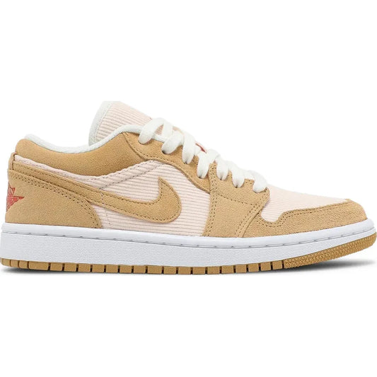 Jordan 1 Low SE Twine Orange Quartz Corduroy (Women's)