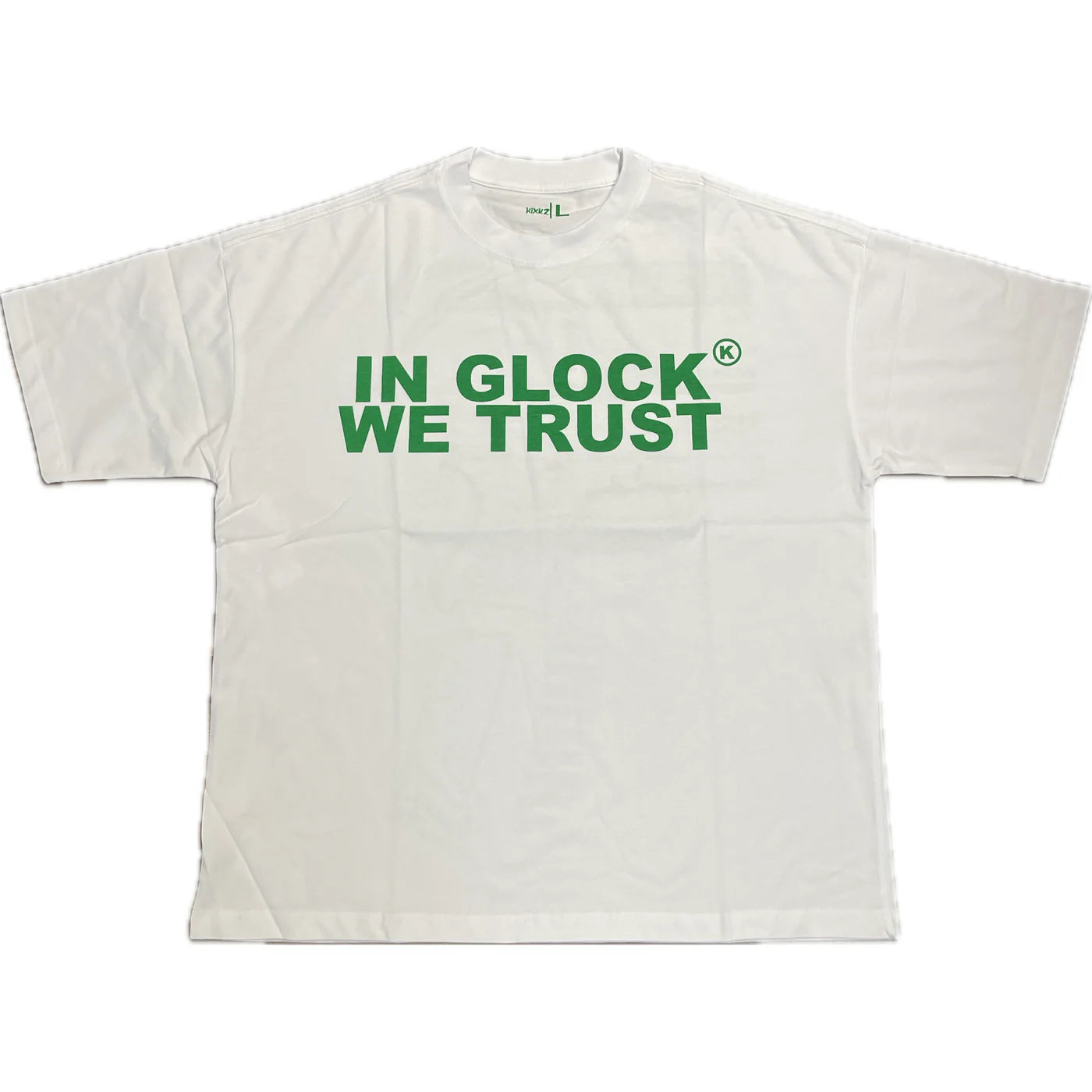 In Glock We Trust Tee (White/Green)