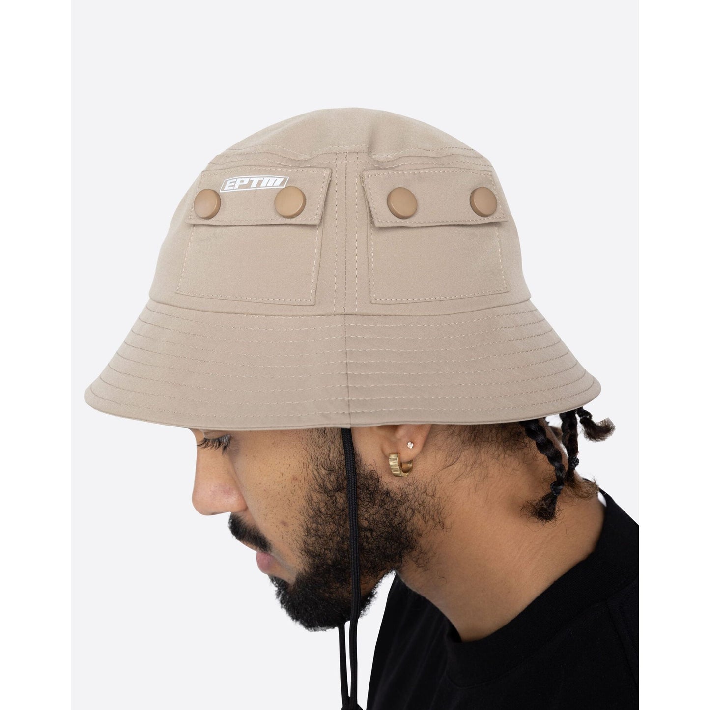 EPTM Snap Bucket Hat- Khaki