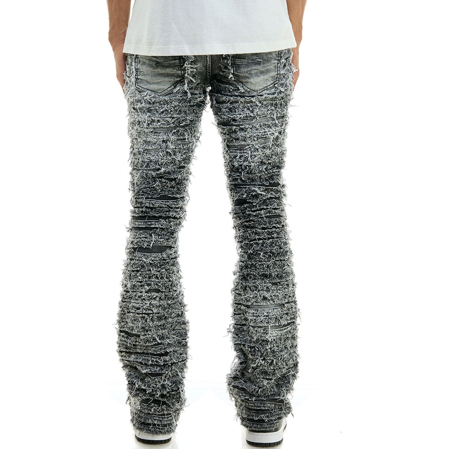 KDNK - Blaze Distressed Jeans - Grey