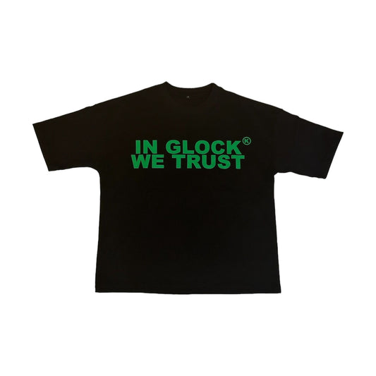In Glock We Trust Tee (Black/Green)