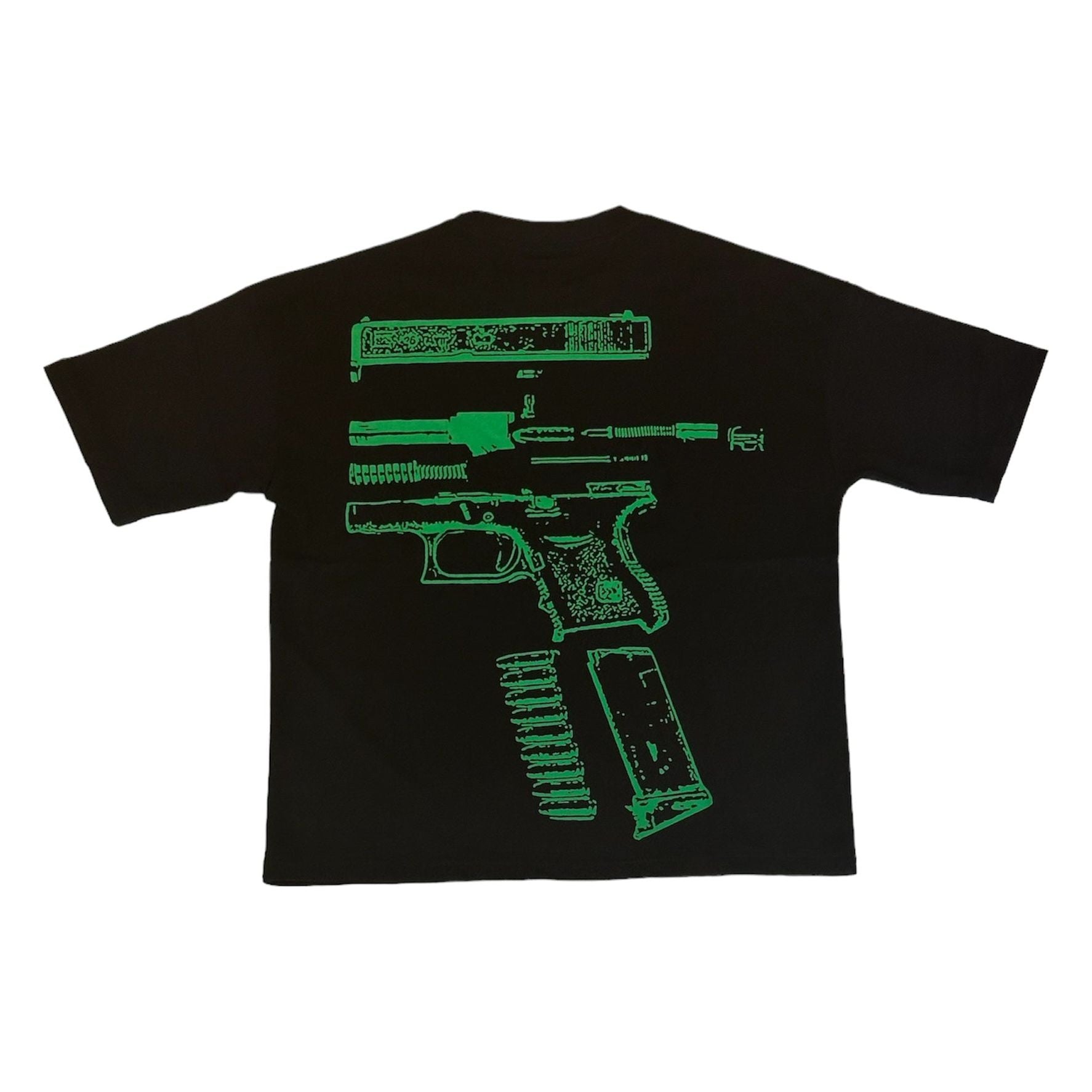 In Glock We Trust Tee (Black/Green) – All Day Sneakers In Glock We Trust Tee (Black/Green) – All Day Sneakers