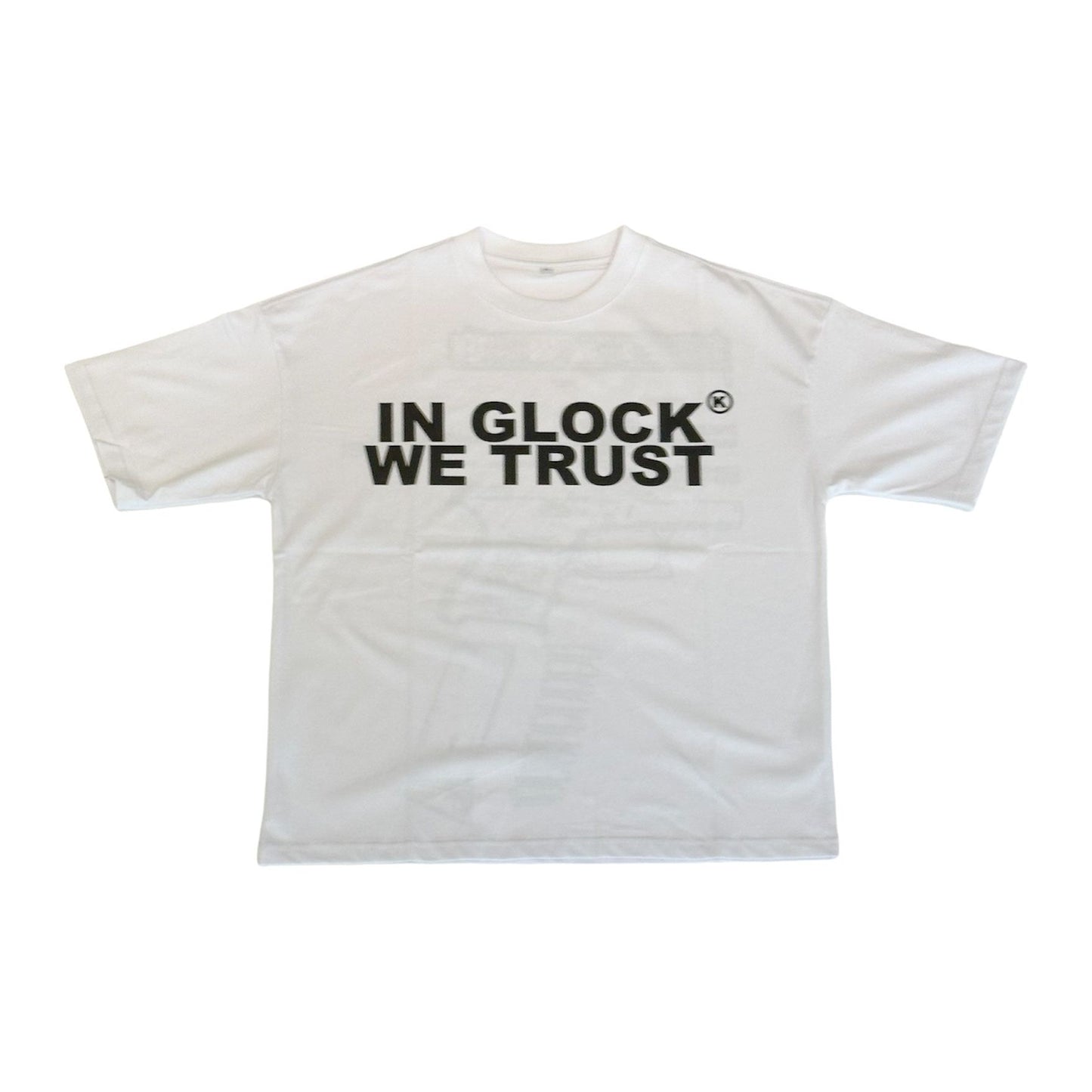 In Glock We Trust Tee (White/Black)