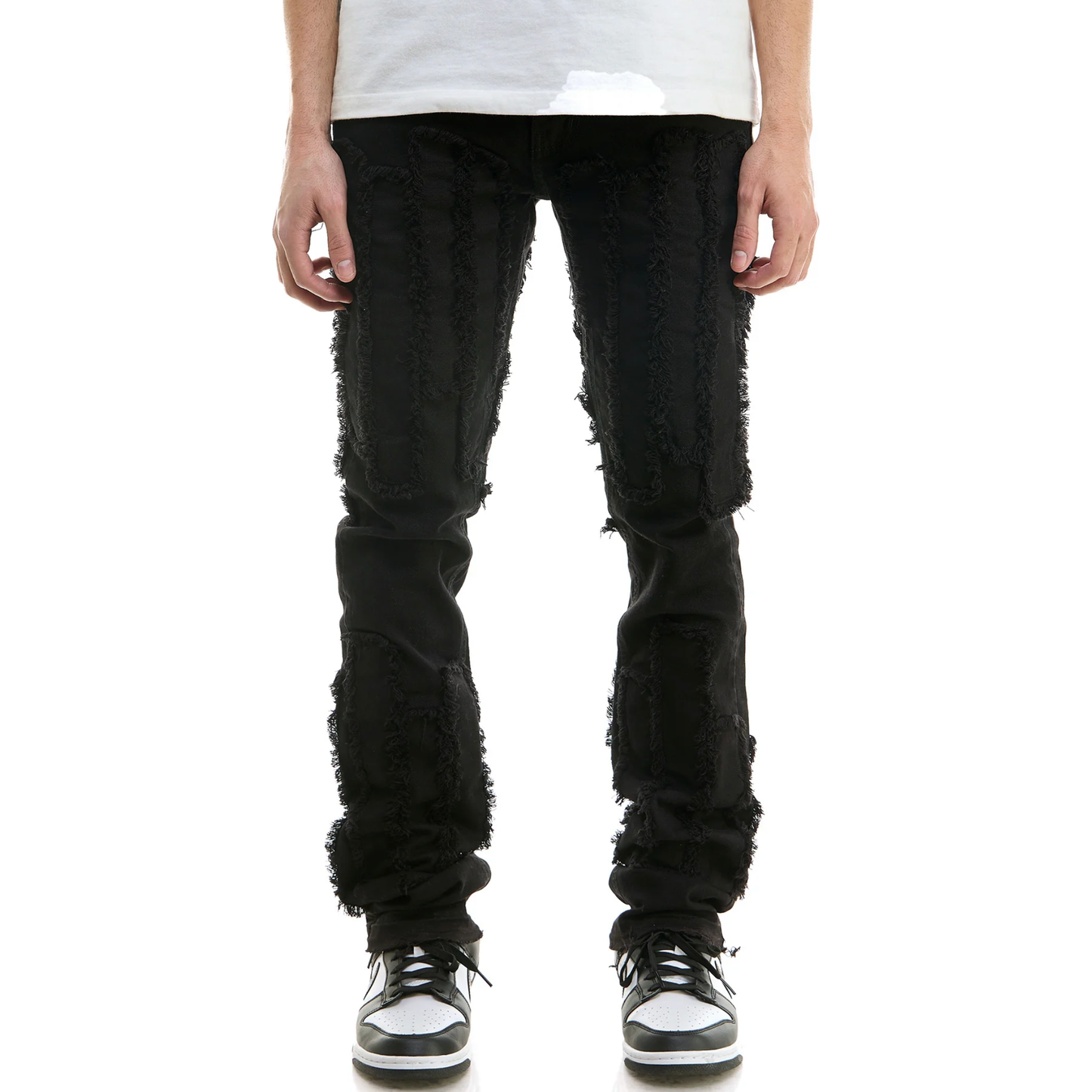 KDNK - Stacked Barcha Pants - Black