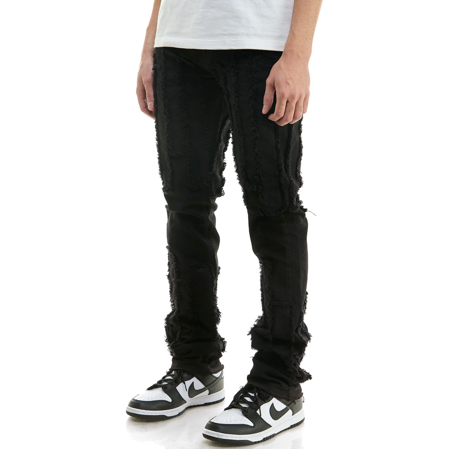 KDNK - Stacked Barcha Pants - Black