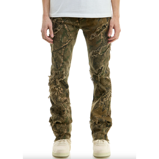 KDNK - Patched Skinny Flare - Camo