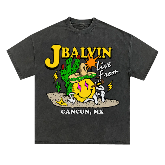 J Balvin Cancun T-Shirt Black