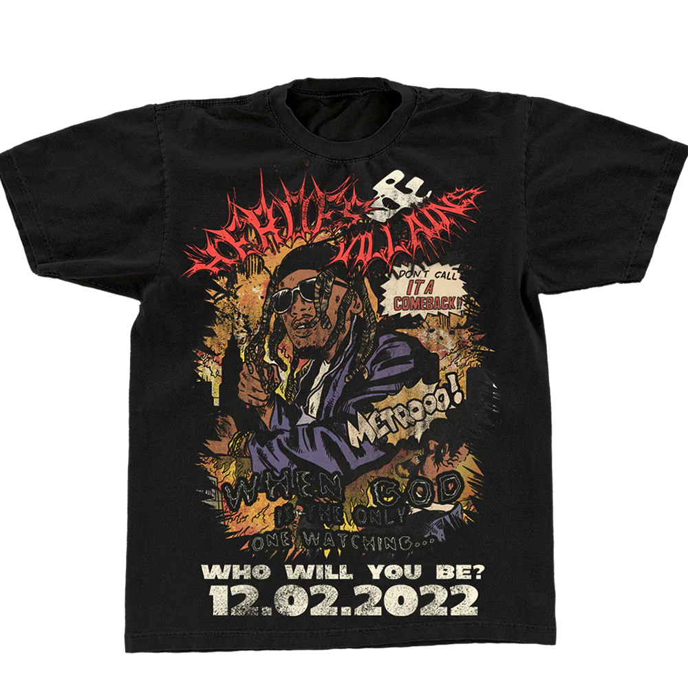 ミュージシャン COMIC TEE METRO BOOMIN Metro Boomin Comic Tee – All Day Sneakers
