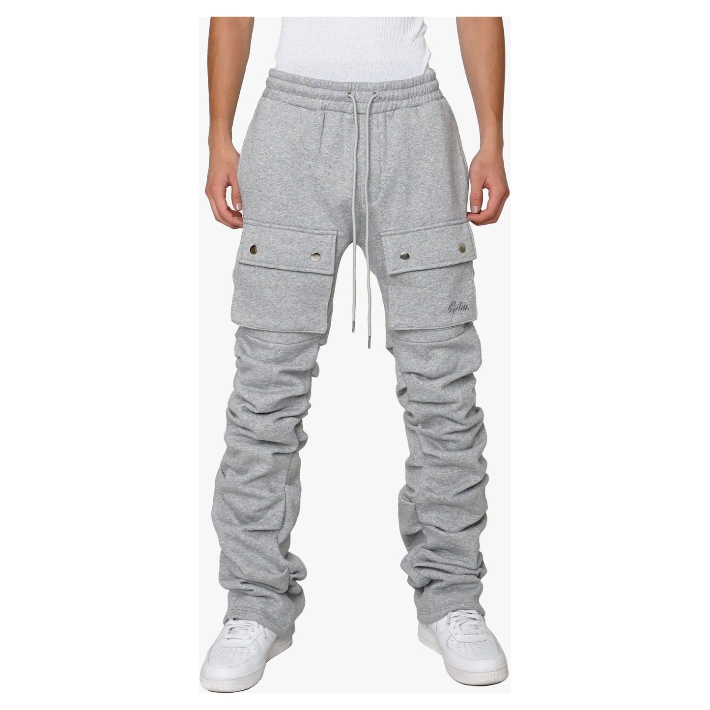 EPTM Stacked Cargo Sweatpants - Grey
