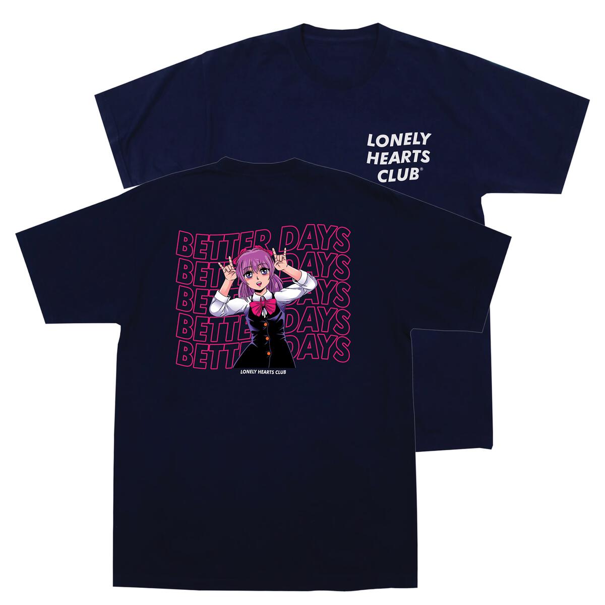 Lonely Hearts Better Days Anime Tee