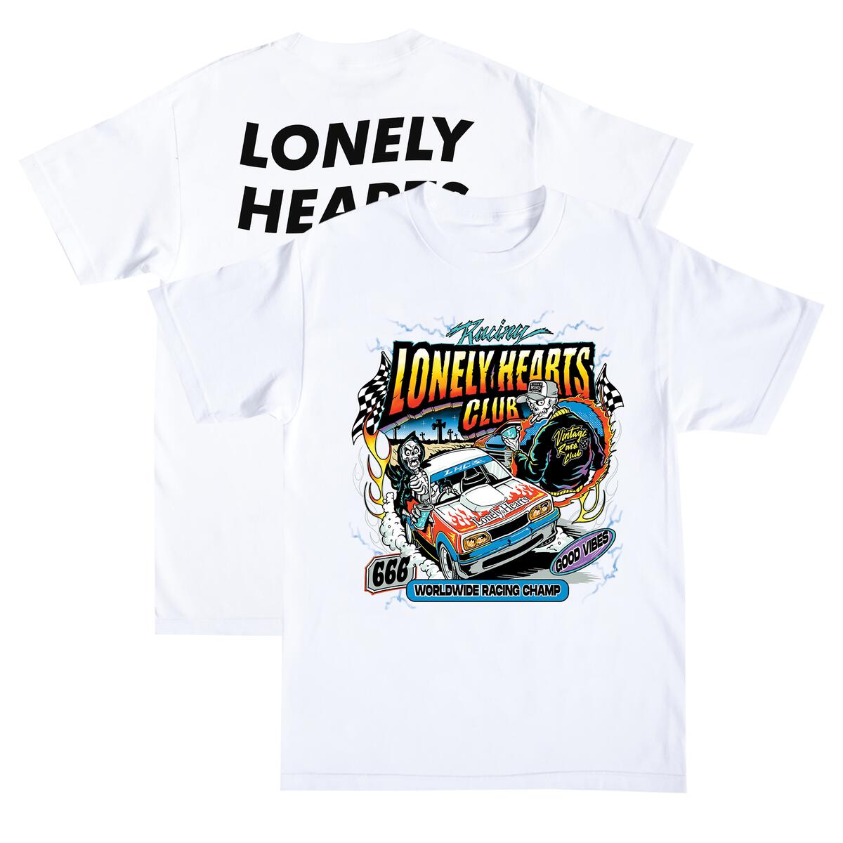 Lonely Hearts LHC Racing Champs Tee