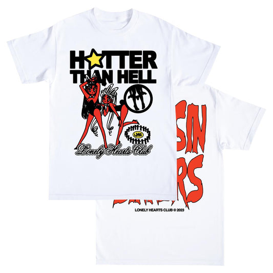 Lonely Hearts Tee Sinner White