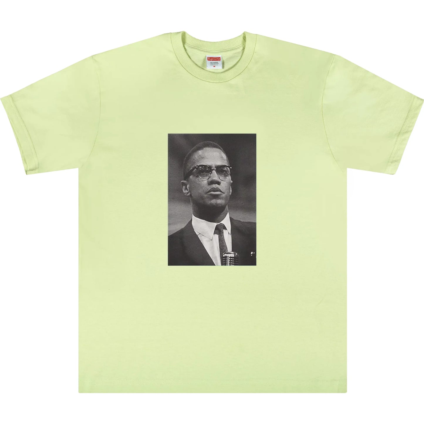 Supreme Roy DeCarava Malcolm X Tee Pale Mint